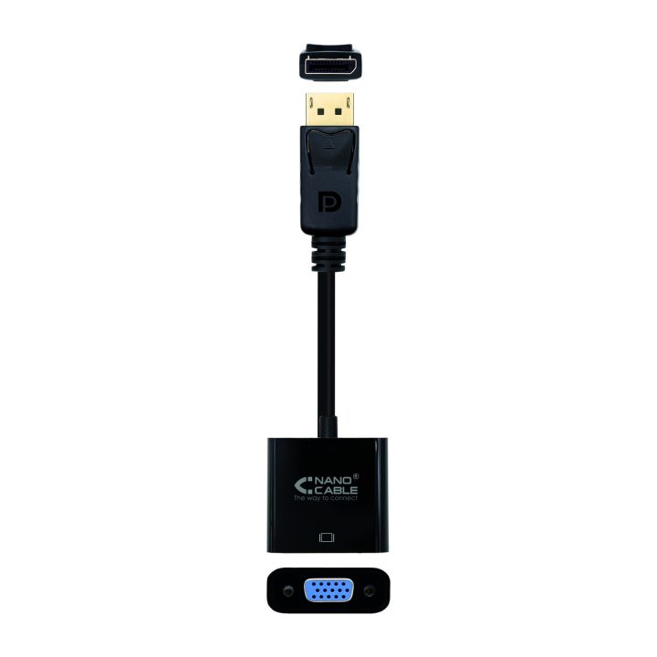 Nanocable DisplayPort to sVGA Converter, DisplayPort/M-sVGA/H, Black…