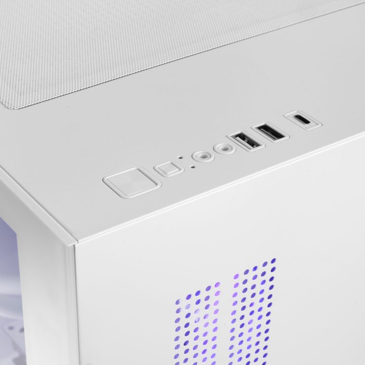 Mars Gaming MCVIEW3W carcasa de ordenador Mini Tower Blanco