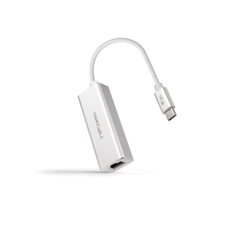 Nanocable Conversor USB-C para Ethernet Gigabit 10/100/1000 Mbps. 15…