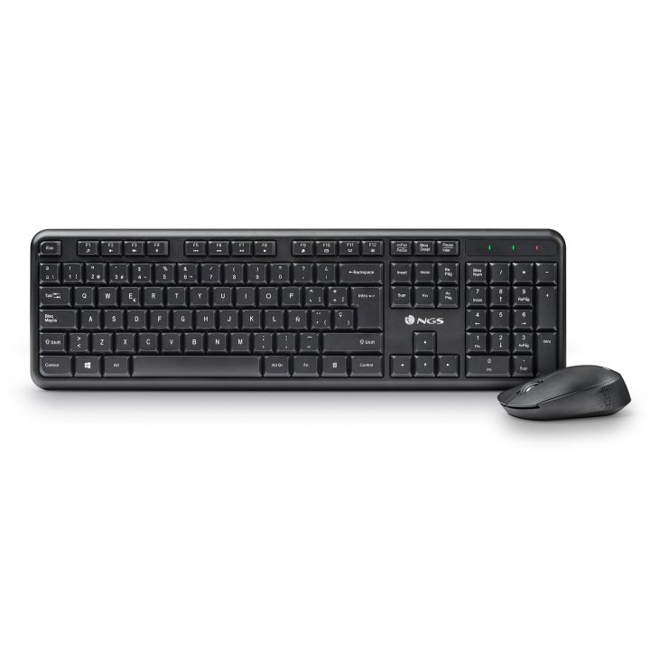 NGS HARMONY KIT (QWERTY, ES) Wireless Universal RF Keyboard Mouse…