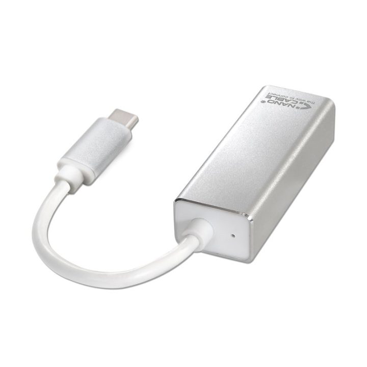 Nanocable Conversor USB-C para Ethernet Gigabit 10/100/1000 Mbps. 15…