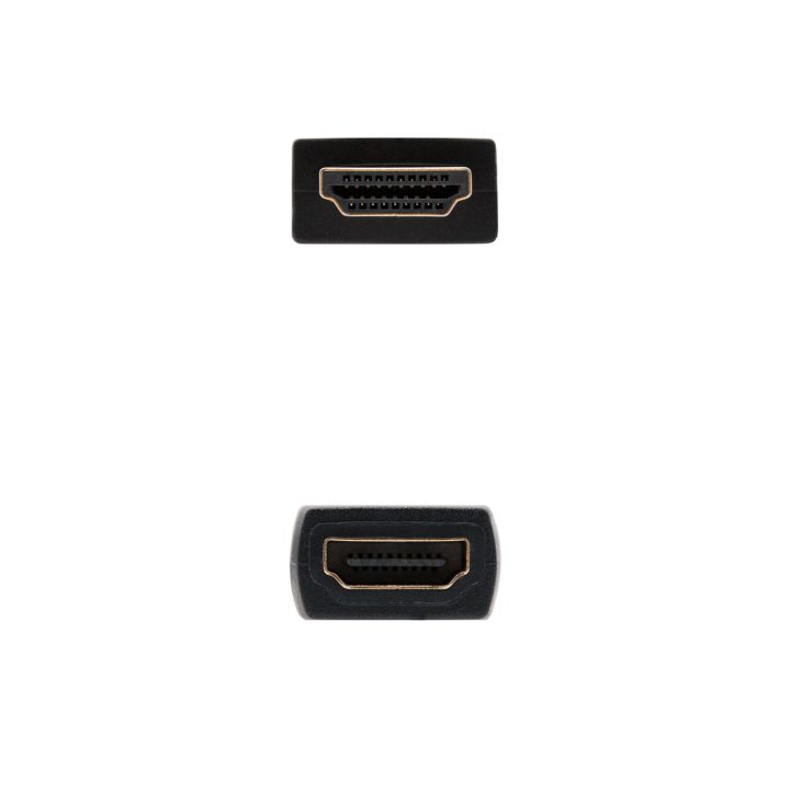Nanocable Cabo HDMI 2.0 Extensor M/F, Preto, 1 m