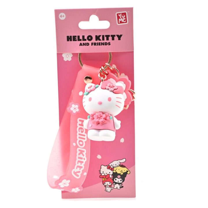 Bandai rojo Llavero hello kitty sanrio sakura 1 unidad aleatoria…