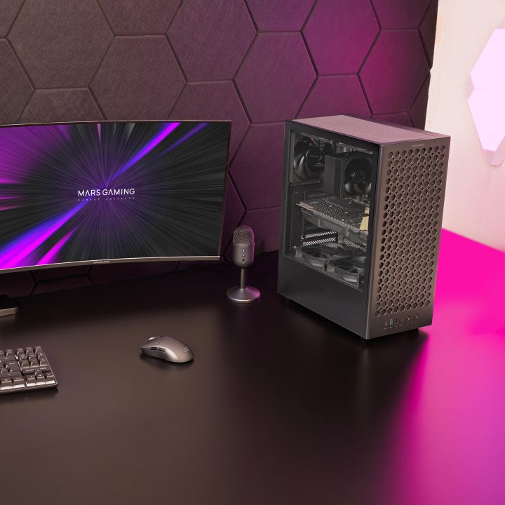 Mars Gaming MCT800 Midi Tower Computer Case Black