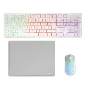 Mars Gaming MCPWXWES teclado Ratón incluido Juego RF inalámbrica +…