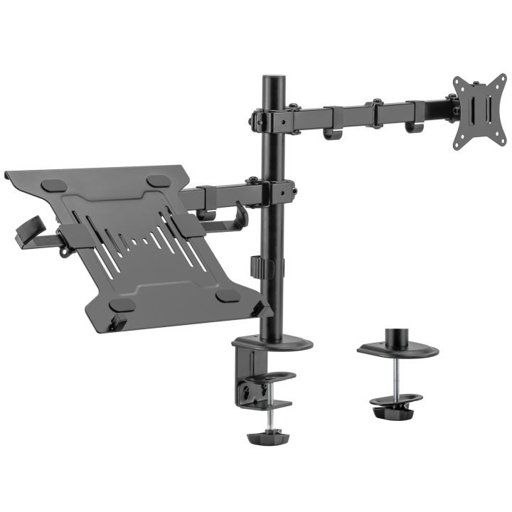 Ewent EW1519 Laptop Stand Desk Mount with Laptop Shelf and Monitor…