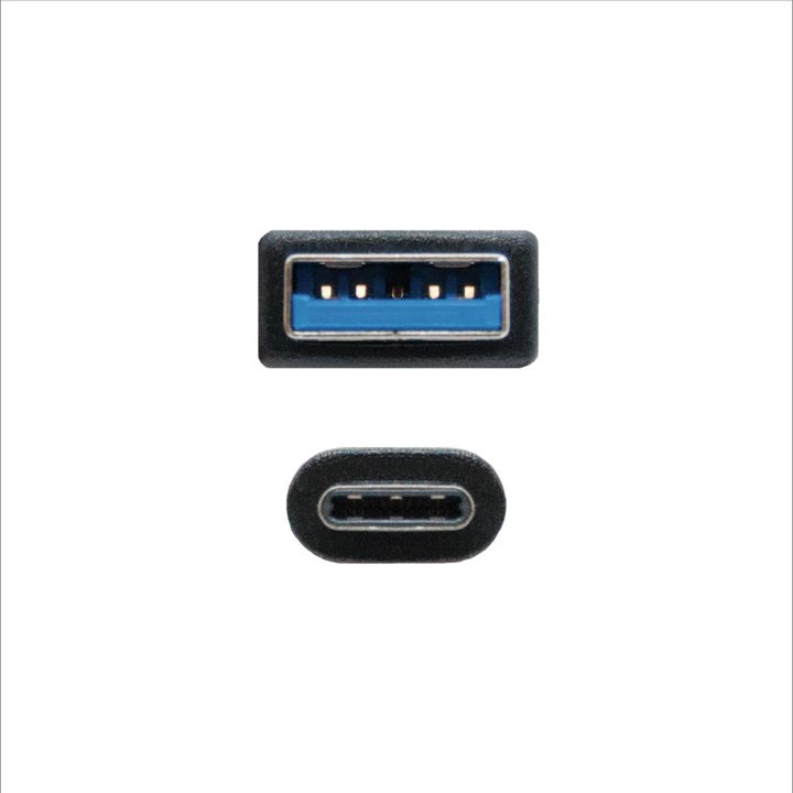 Nanocable USB 3.1 Gen2 10Gbps 3A Cable, USB-C/M-A/M, Black, 1.5 m
