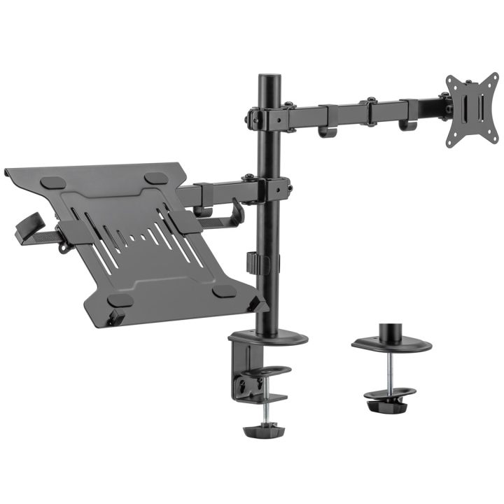 Ewent EW1519 Laptop Stand Desk Mount with Laptop Shelf and Monitor…