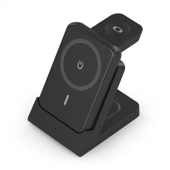 AISENS Cargador Inalambrico USB-C 4 en 1 De 15W Para Movil, Apple…