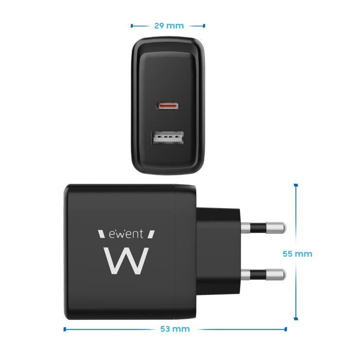 Ewent EW1330 carregador universal para dispositivos móveis Preto…
