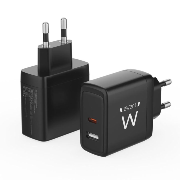 Ewent EW1330 cargador de dispositivo móvil Universal Negro Corriente…