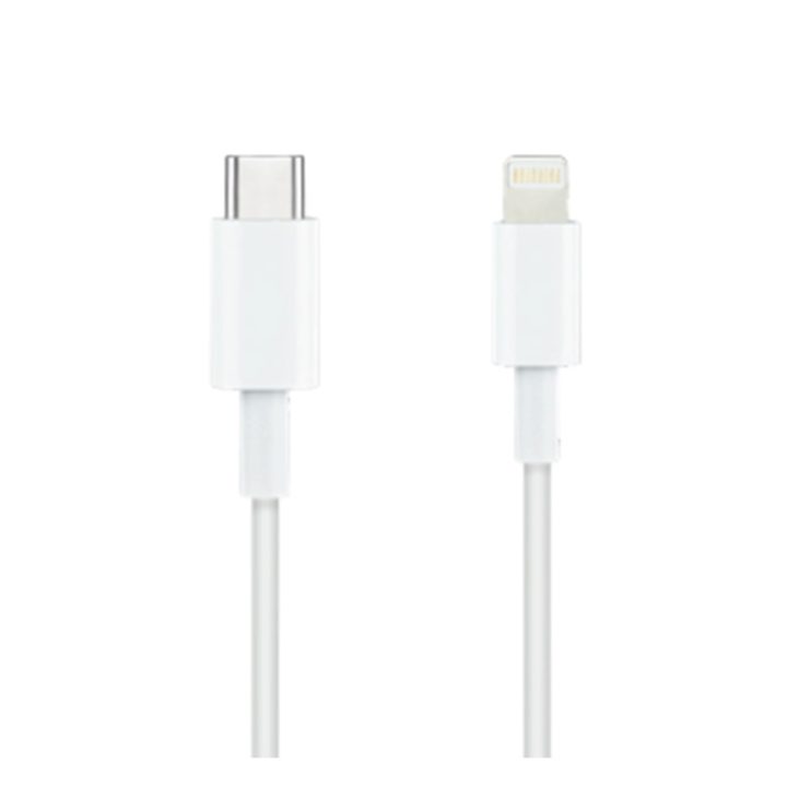TooQ 10.10.0601 cabo de conector Lightning 1 m Branco