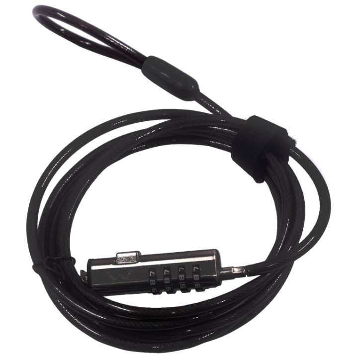 Ewent EW1238 cabo antirroubo Preto 1,8 m
