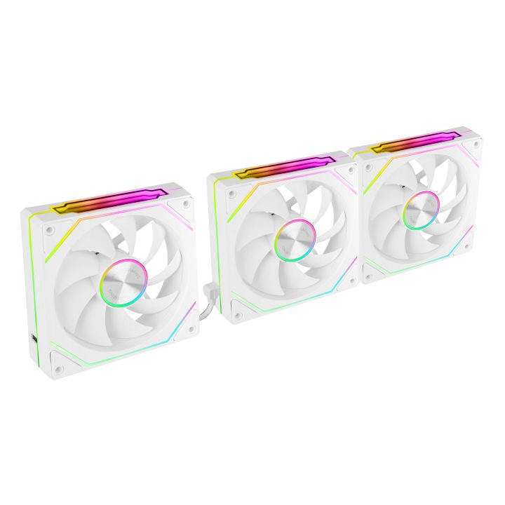 Mars Gaming MF-LINKFINITYKIT2W PC Case Fan 12 cm White 3 piece(s)