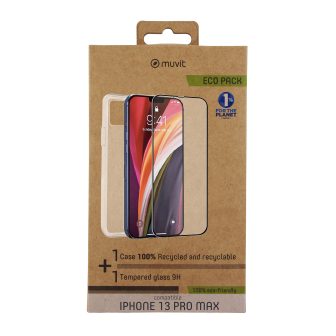 Funda Muvit para iPhone 13 pro max + protector pantalla vidrio…