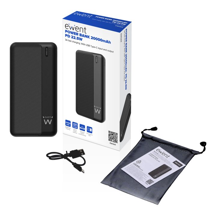 Ewent POWER BANK 20000mAh PD 22.5W