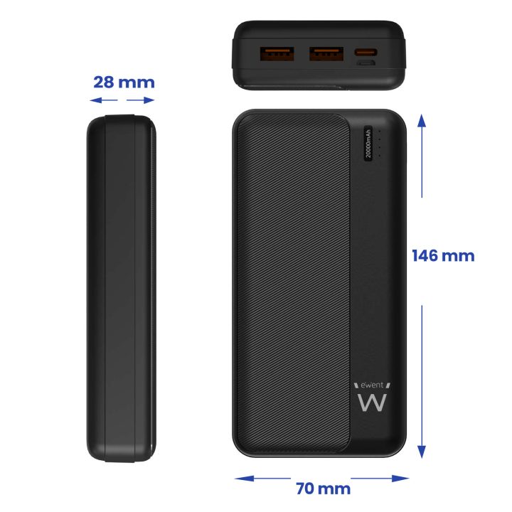 Ewent POWER BANK 20000mAh PD 22.5W