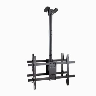 TooQ Ceiling Mount for 2 Screens 43"-86", Black