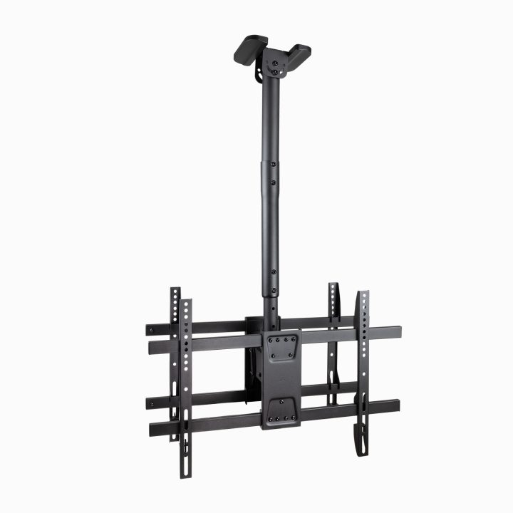 TooQ Ceiling Mount for 2 Screens 43"-86", Black