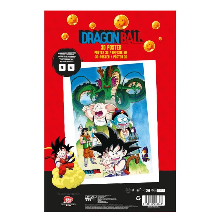 Sd toys Poster 3d 38X58CM shenron and heroes dragon ball (SDTDRB25636)