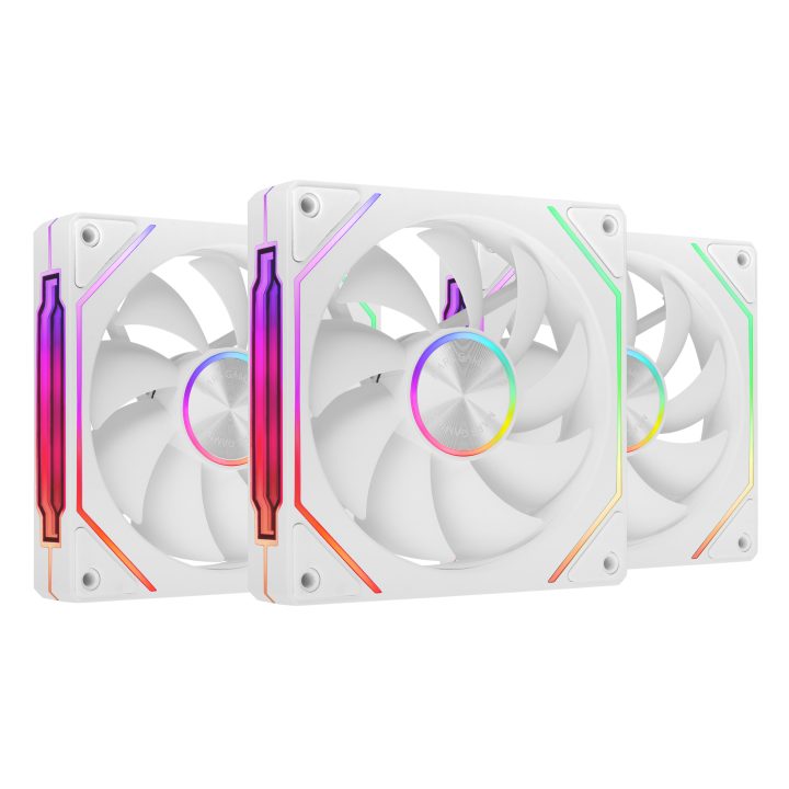 Mars Gaming MF-LINKFINITYKIT2W PC Case Fan 12 cm White 3 piece(s)
