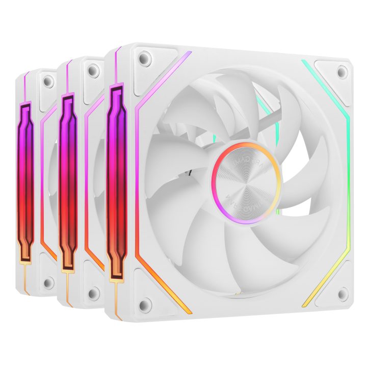 Mars Gaming MF-LINKFINITYKIT2W PC Case Fan 12 cm White 3 piece(s)