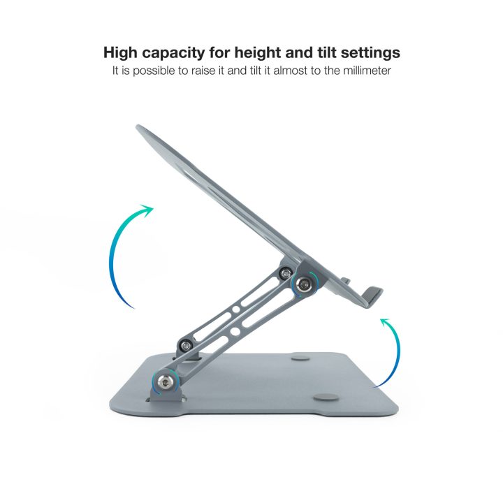 TooQ Suporte Elevatório de Alumínio Ajustável Ergonómico para…