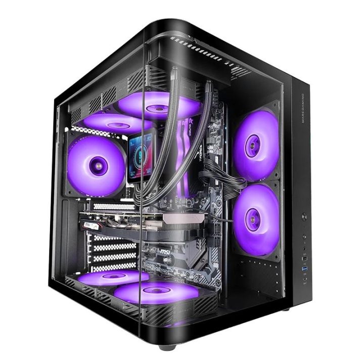 Mars Gaming MC-CURV Midi Tower Black