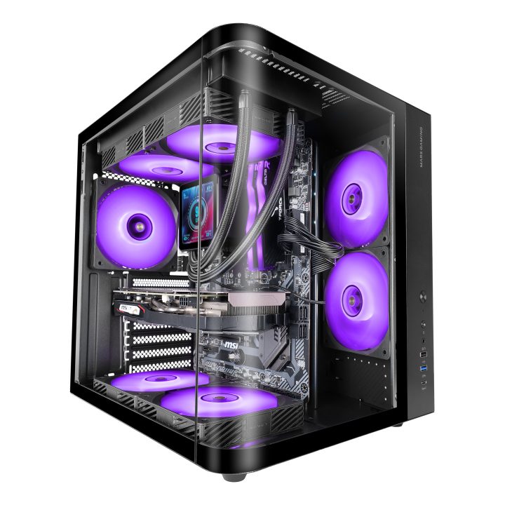 Mars Gaming MC-CURV Midi Tower Black