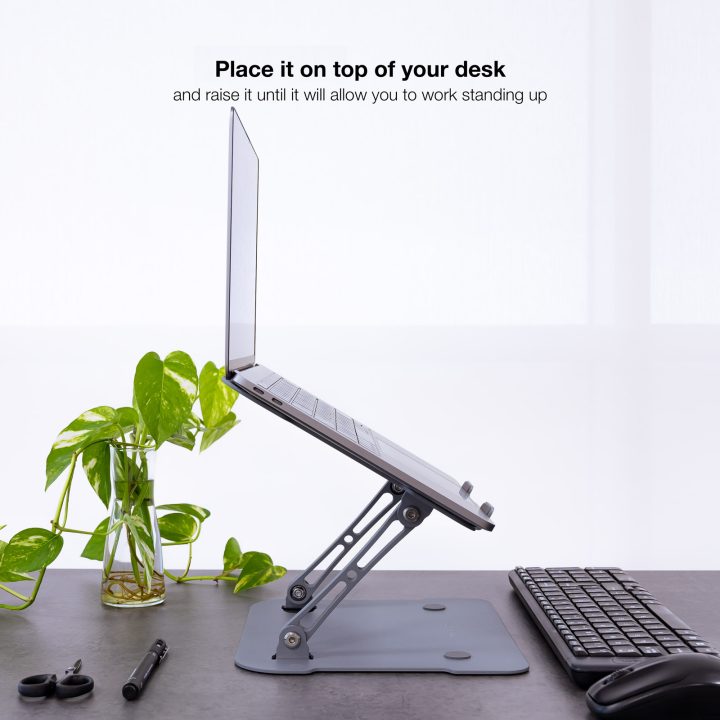 TooQ Suporte Elevatório de Alumínio Ajustável Ergonómico para…