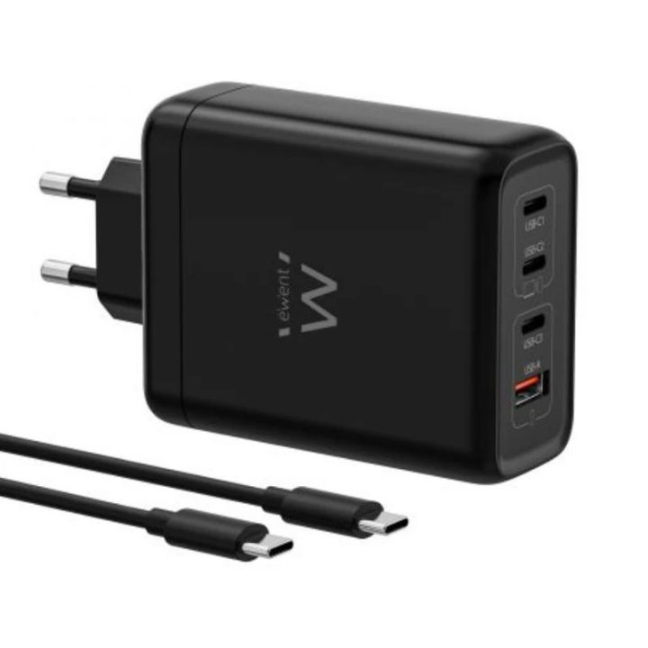 Ewent EW1337 Universal Mobile Device Charger Black AC Fast Charging…