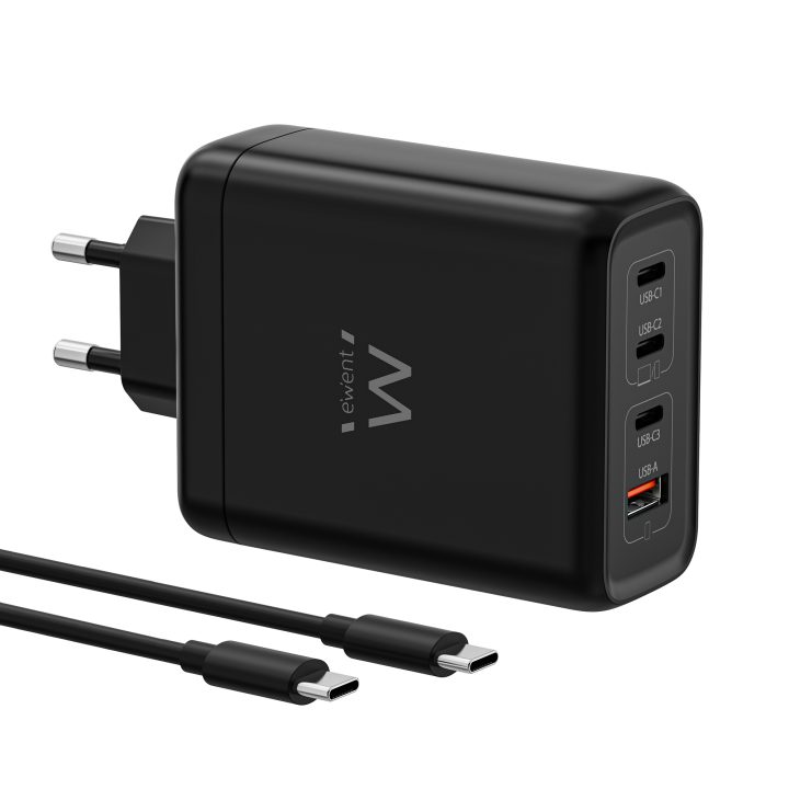 Ewent EW1337 Universal Mobile Device Charger Black AC Fast Charging…