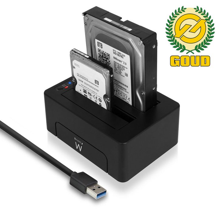 Ewent EW7014 USB 3.2 Gen 1 (3.1 Gen 1) Type-A Hard Drive Docking…