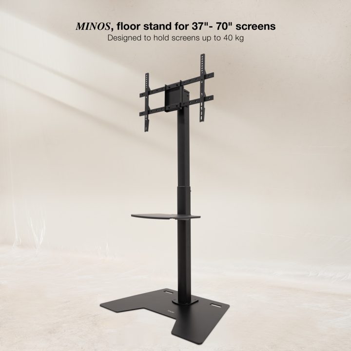 TooQ Suporte Elevatório Multiusos para Monitor/Portátil, Preto