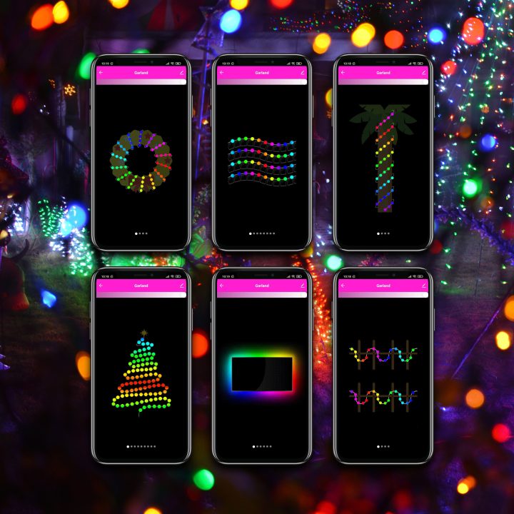 Muvit io Wi-Fi dreamcolor mini LED RGB string lights 5m (MIOGAR004)