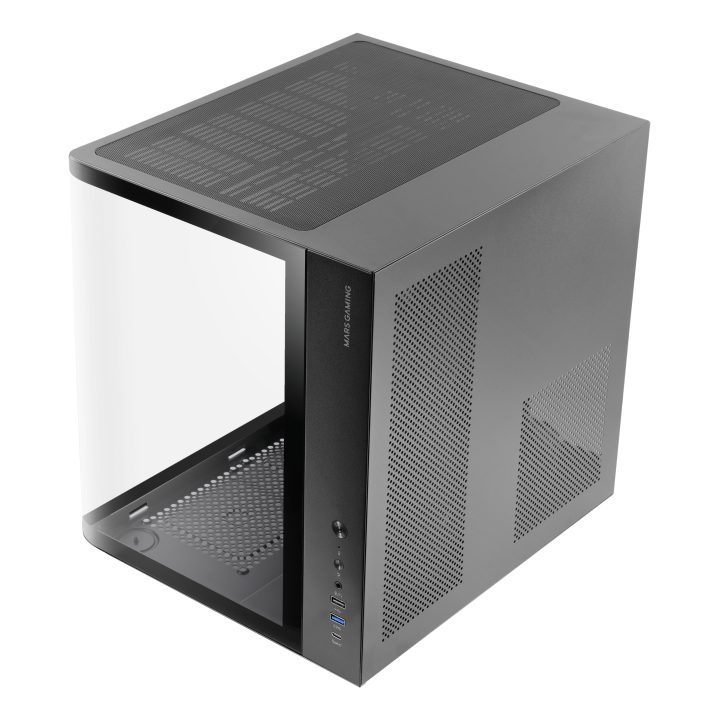 Mars Gaming MC-CURV Torre Midi Tower Preto
