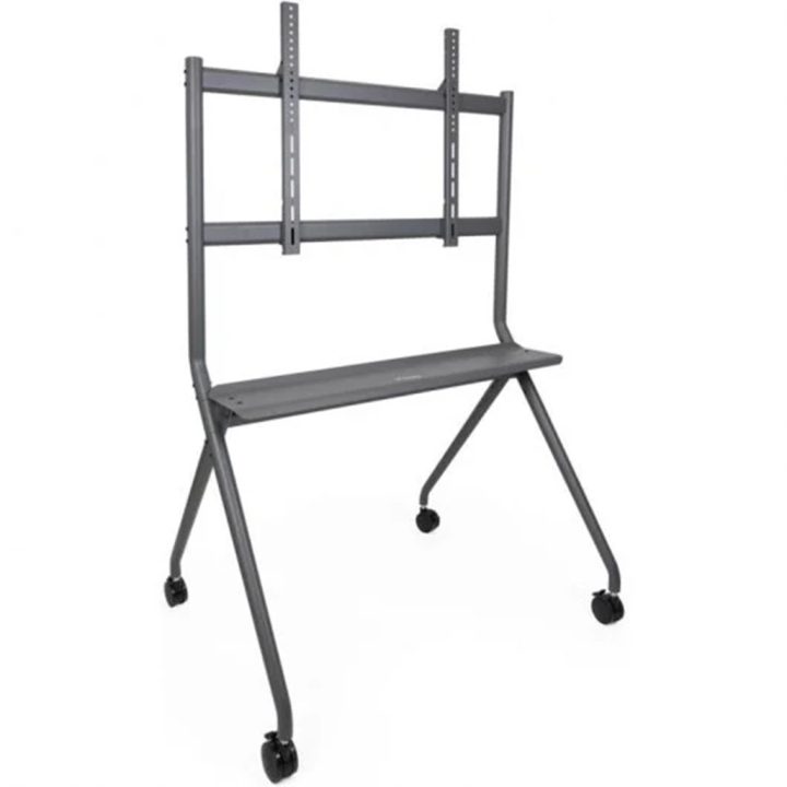 TooQ iSTAND Suporte de Chão com Rodas para Ecrãs 50"- 86", Cinzento