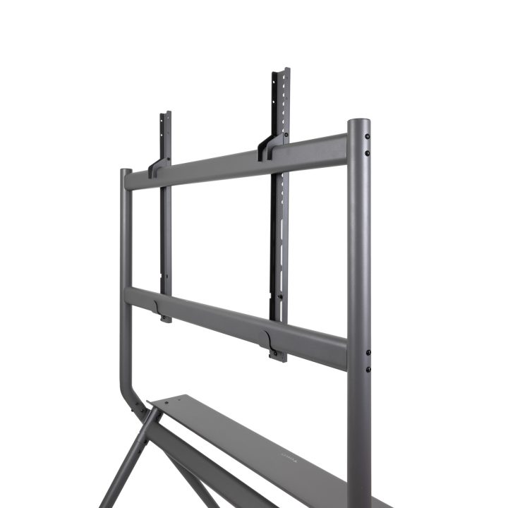 TooQ iSTAND Suporte de Chão com Rodas para Ecrãs 50"- 86", Cinzento