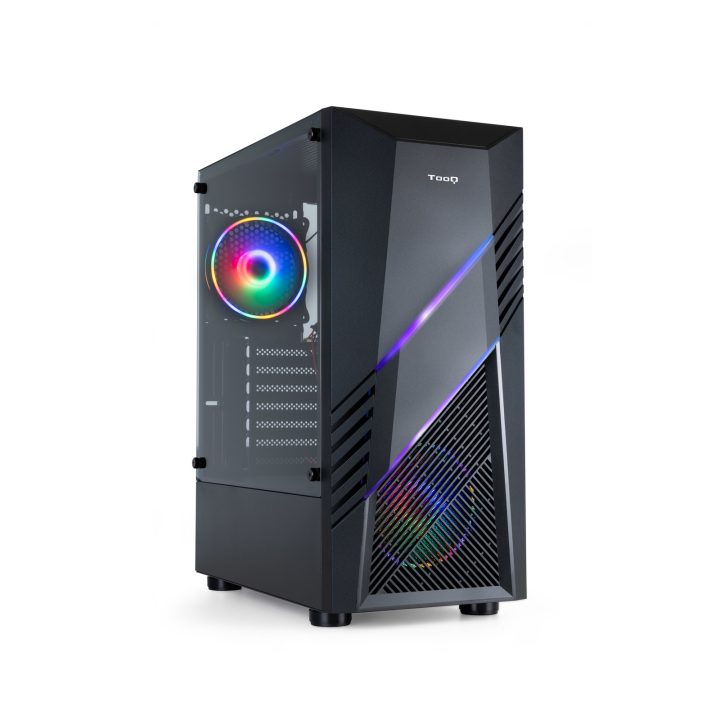 Caixa Semitorre Gaming TooQ TQGCC102-B “BIOHAZARD” Preta