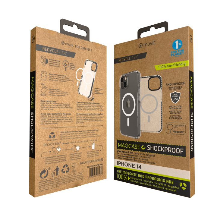 Muvit recycletek MagSafe shockproof 3m case for Apple iPhone 14…