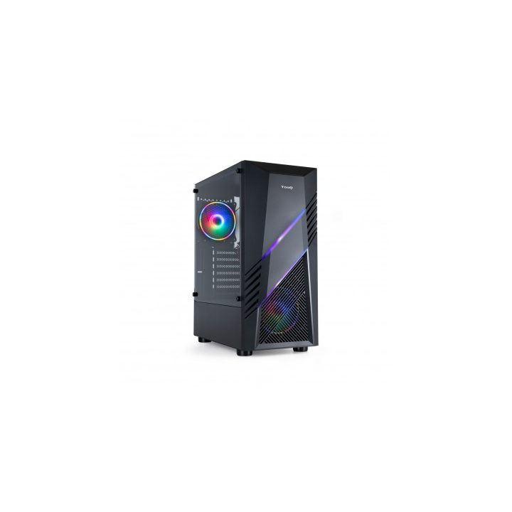 Caixa Semitorre Gaming TooQ TQGCC102-B “BIOHAZARD” Preta