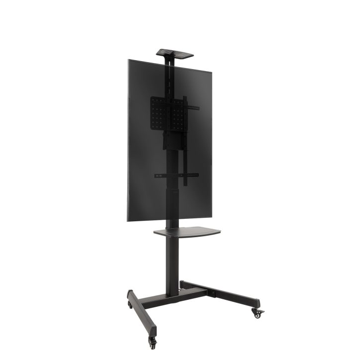 TooQ “COMETA” Mobile Floor Stand with Height Adjustment for 37"-70"…