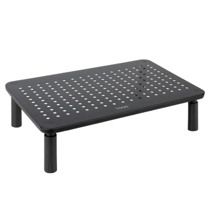 TooQ Soporte Elevador Multiusos para Monitor/Portátil, Negro
