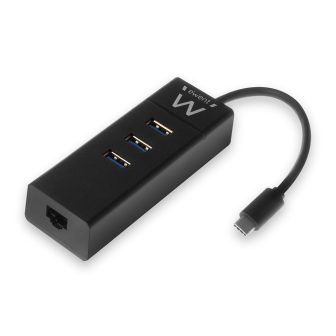 Ewent EW1141 base para portátil y replicador de puertos USB 3.2 Gen 1…