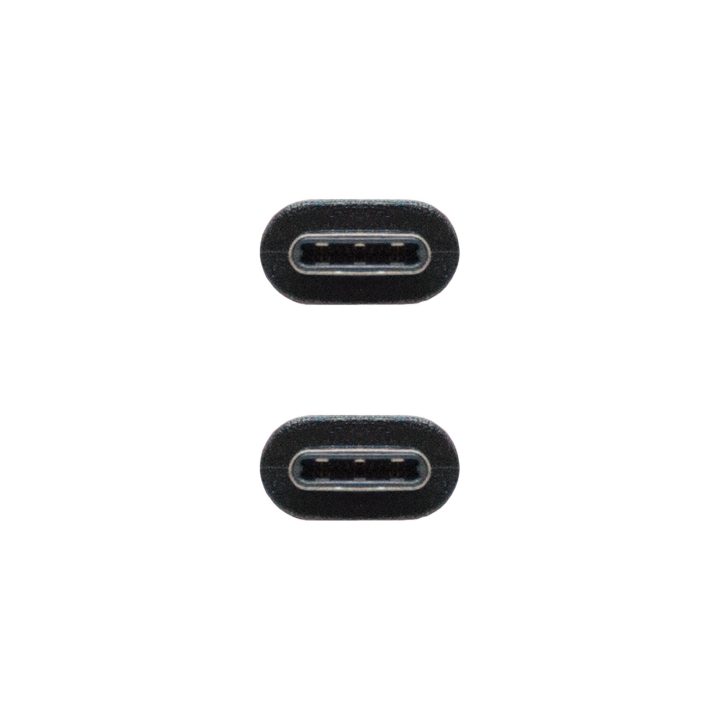 Nanocable Cabo USB 2.0 3A, tipo USB-C/M-USB-C/M, Preto, 1,5 m