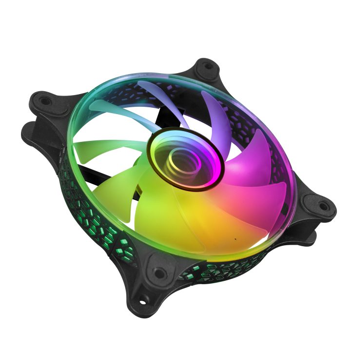Mars Gaming MF-3DKIT Black, 3-Fan ARGB Kit 360° 12cm, 3D Infinity…