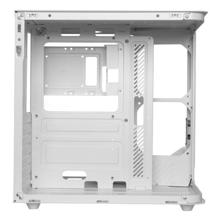 Mars Gaming MC-CURVW Midi Tower Black, White