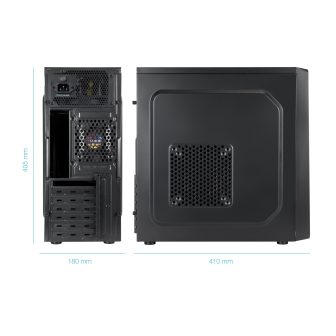 TooQ Caixa Semitorre ATX “PRISMA ULTRA” Preta