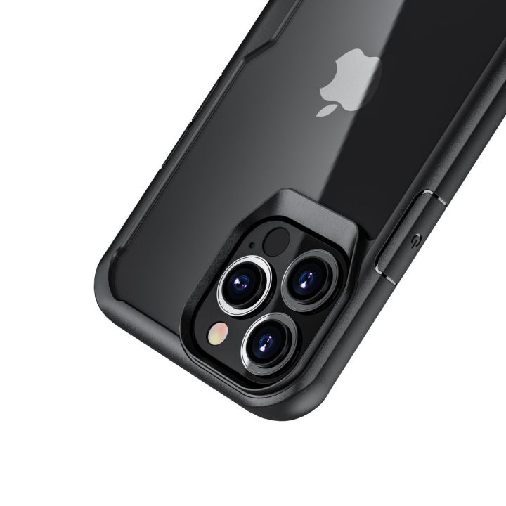 Muvit shockproof 2m case for Apple iPhone 13 Pro clear-black…