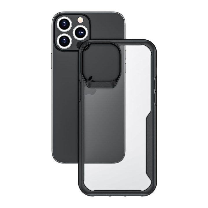 Muvit shockproof 2m case for Apple iPhone 13 Pro clear-black…